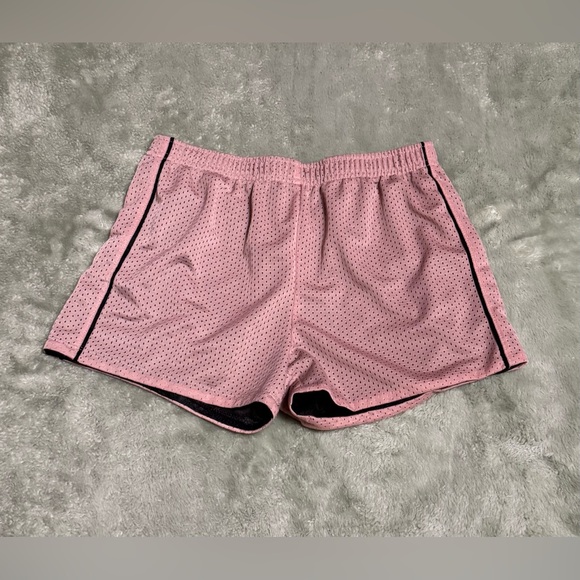 Puma Pink and Black Athletic Shorts - Picture 1 of 3
